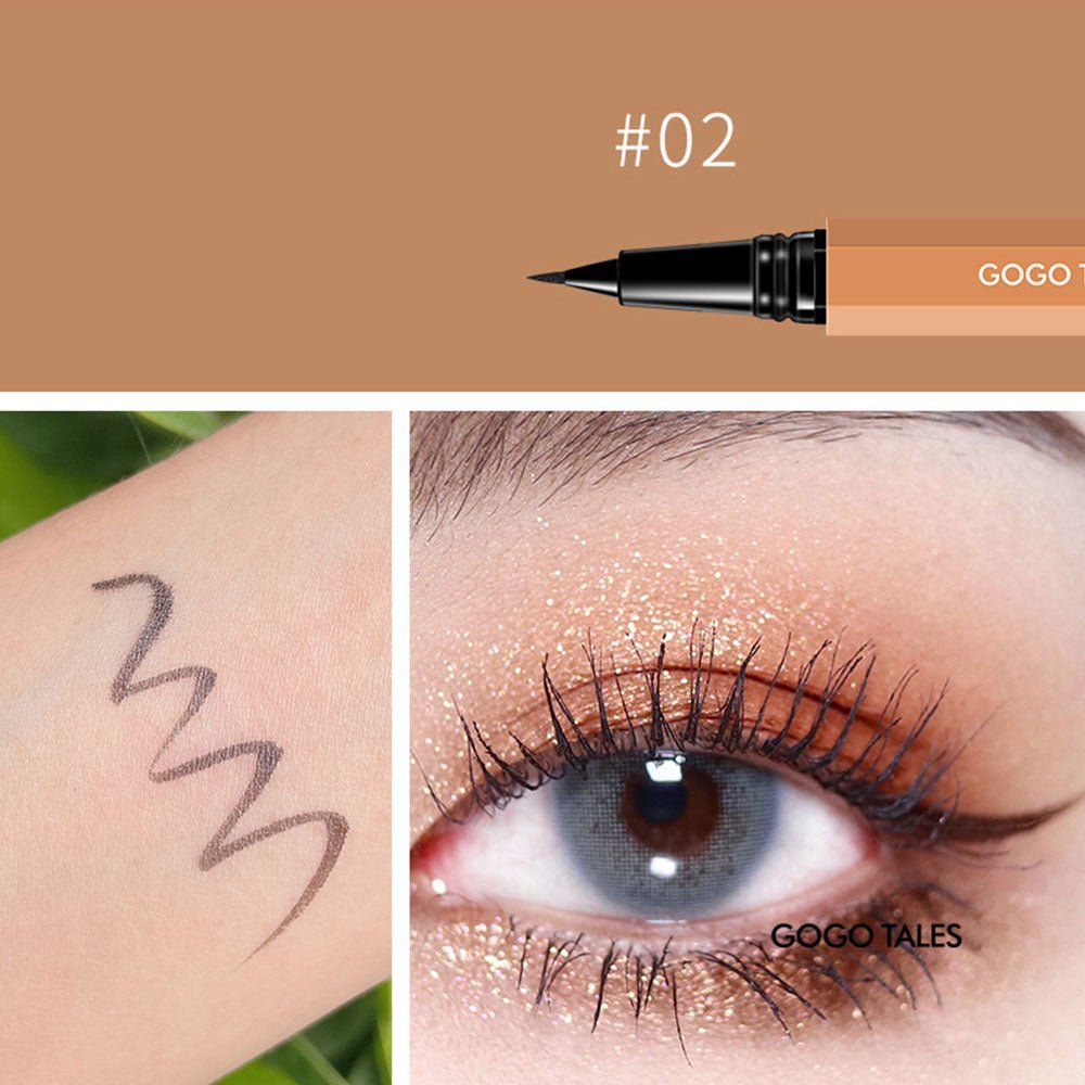 #02 Grey Eyeliner Look - Soft Natural Lash Enhancement