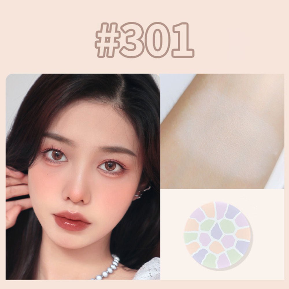 301 Bright White Setting Powder on Fair Skin - Baking Demonstration