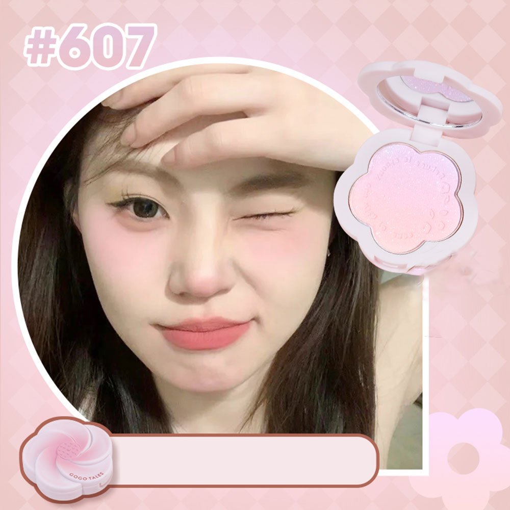 607 Lavender Dream Blush Effect - Color Correcting Makeup Demo