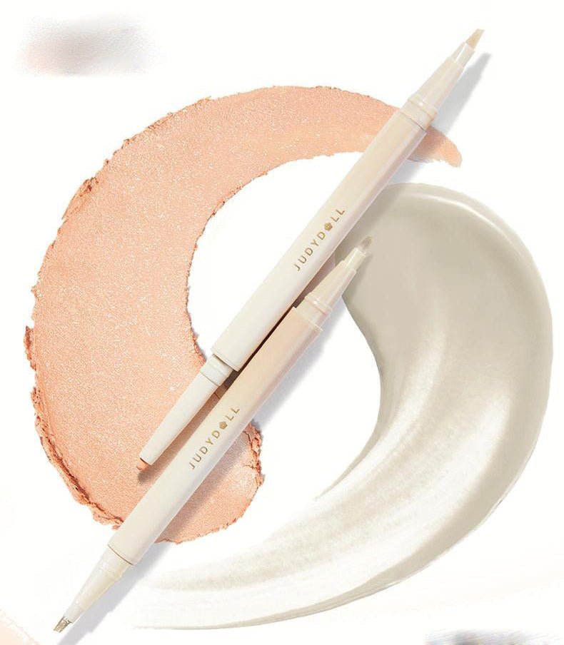 Close-up of Eyeliner Tips - Gel Pencil + Liquid Pen Design (Model JD130)