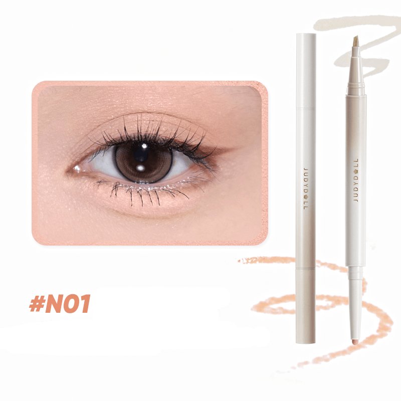 Coffee Brown Eyeliner Swatch - Daytime Natural Makeup Shade N01