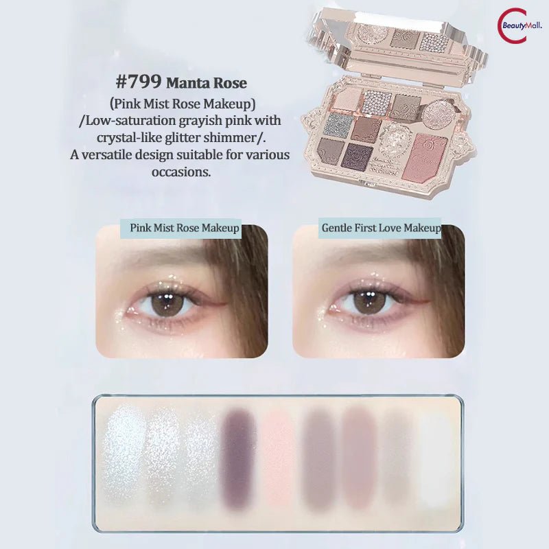 Duochrome Shift Effect | Rainbow Eyeshadow Palette for Bold Colorful Looks