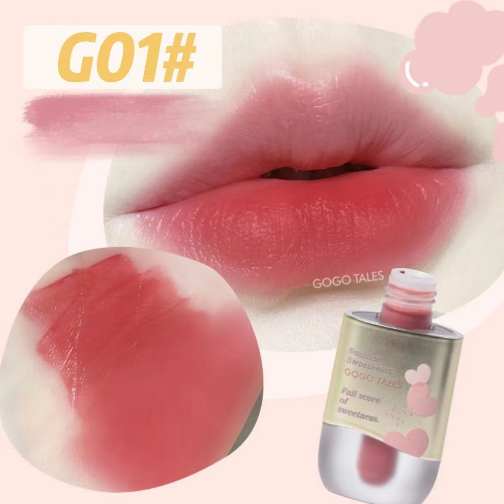 G01 Lychee White Peach Dew Lip Gloss Swatch