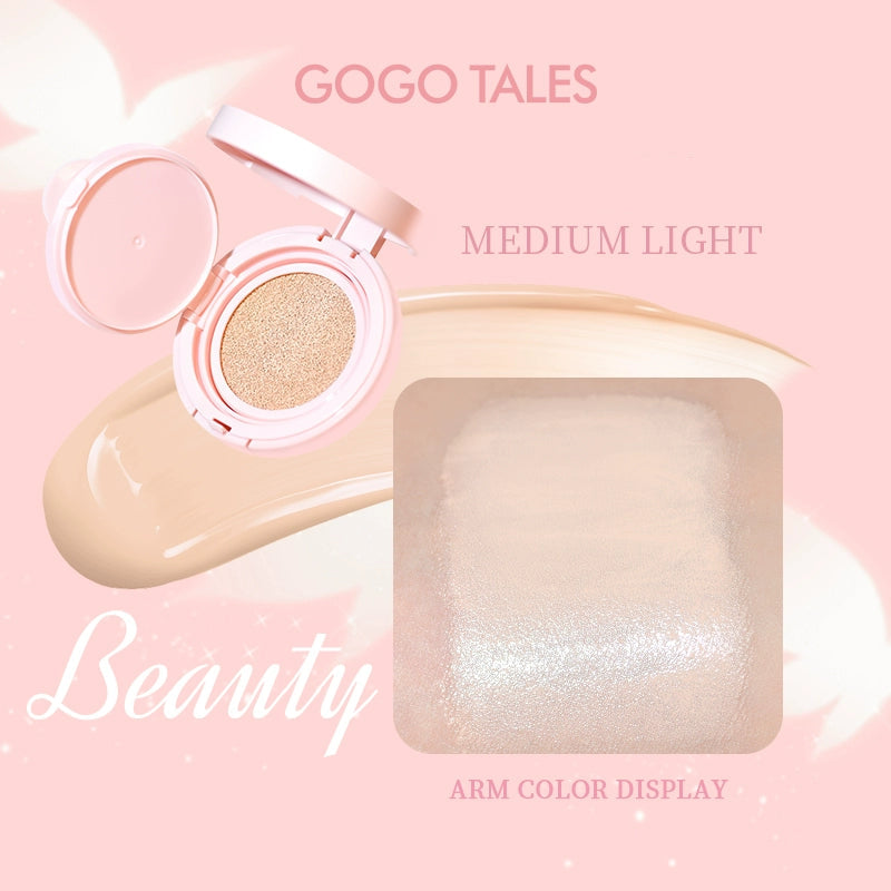 G01 Natural Beige Cushion Swatch - Light to Medium Skin Tones Natural Matte Finish