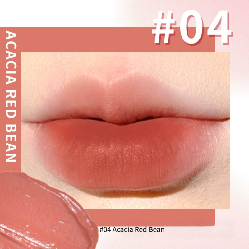 G04 Red Bean Lip Demonstration - Deep Red Velvet Texture