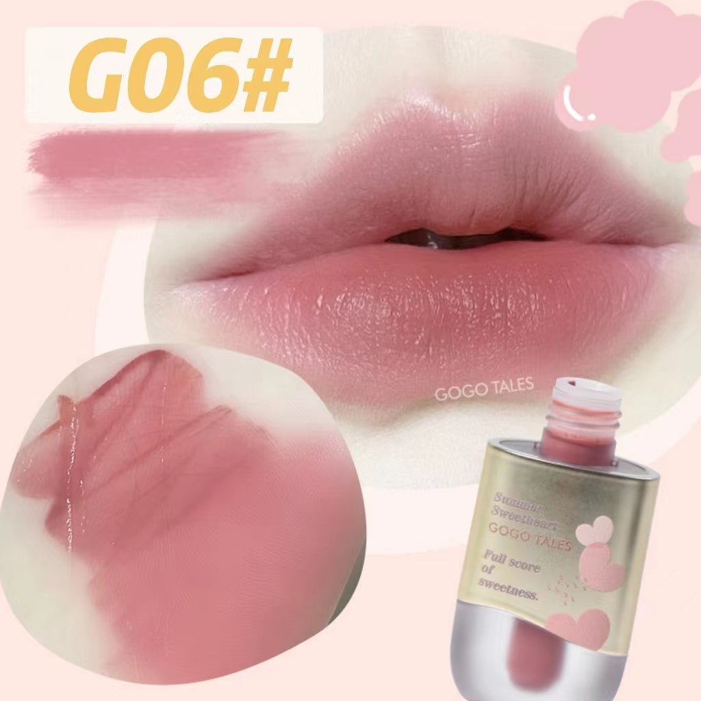 G06 Grey Pink Peach Juice Non-Sticky Lip Gloss