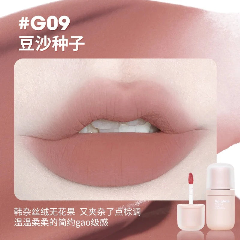 GOGO TALES G09 Muted Rosewood lip swatch, a best-selling shade.