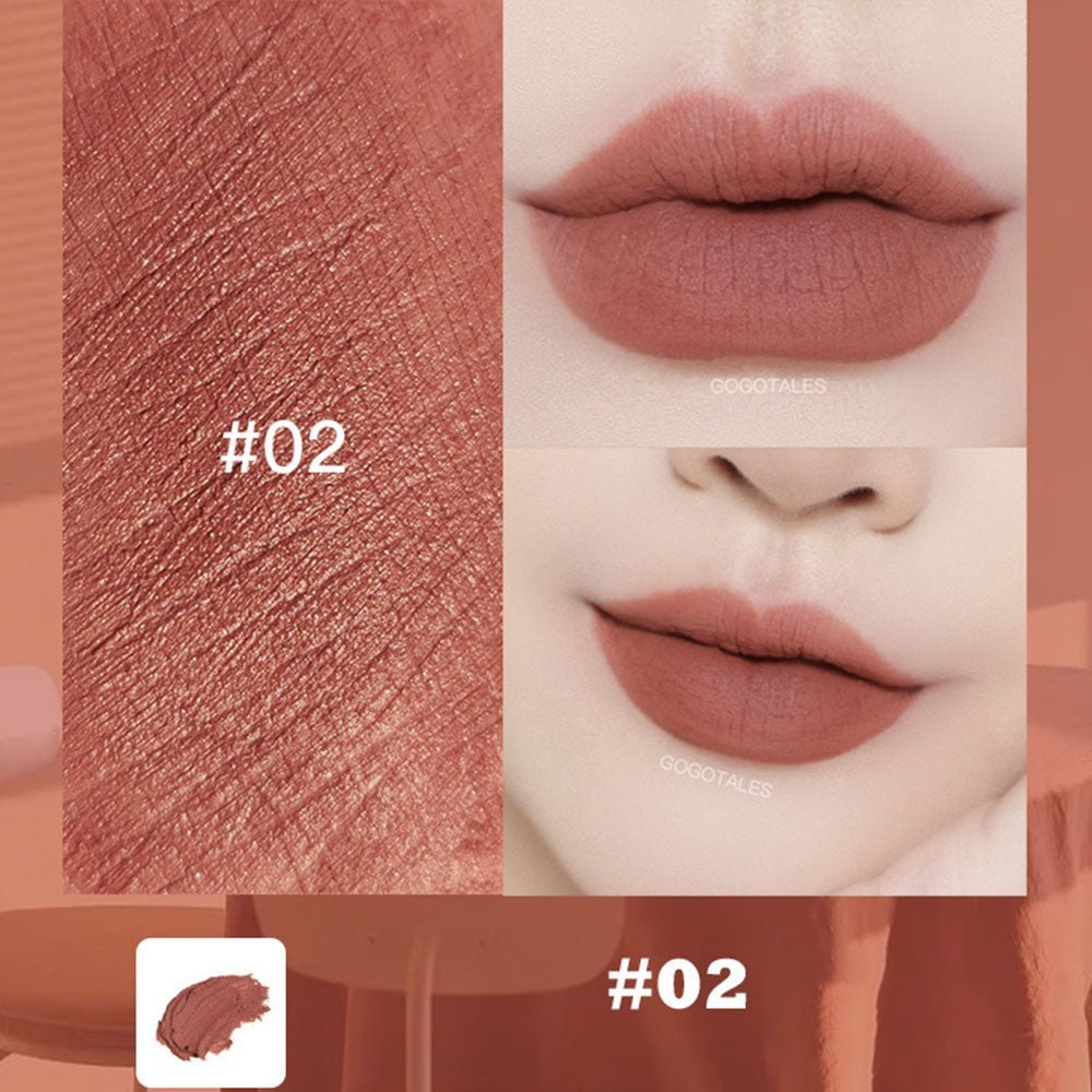 GOGOTALES #02 Blush Beige Lipstick Demo - Rosewood Velvet Finish