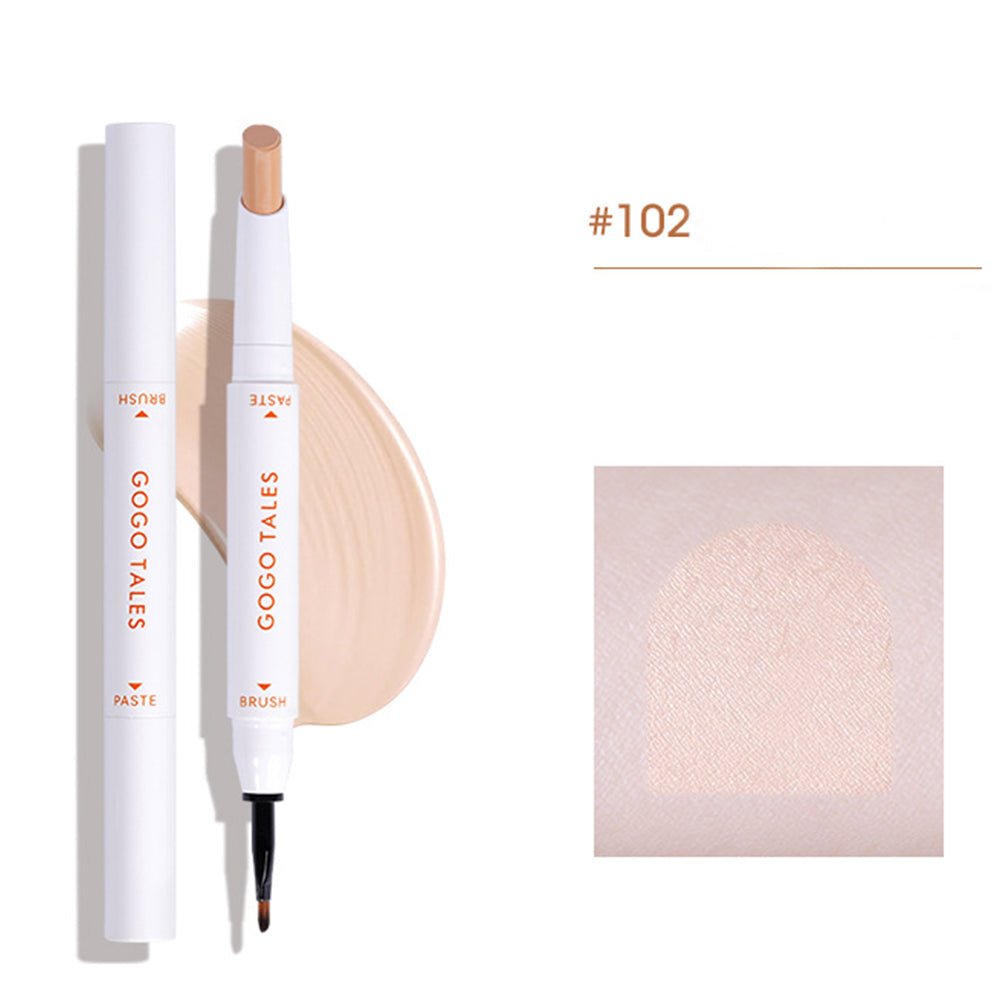 GOGOTALES Double-ended Concealer Pencil and color card for shade #102 Natural Beige.