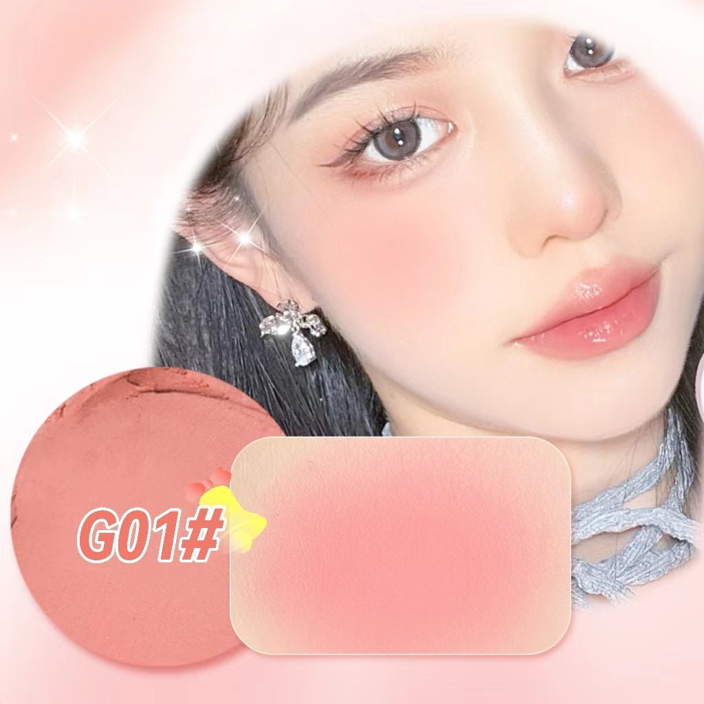 GOGOTALES G01 Pink Paw Blush Application - Anime Girl Blushing Effect on Cheeks & Nose Tip