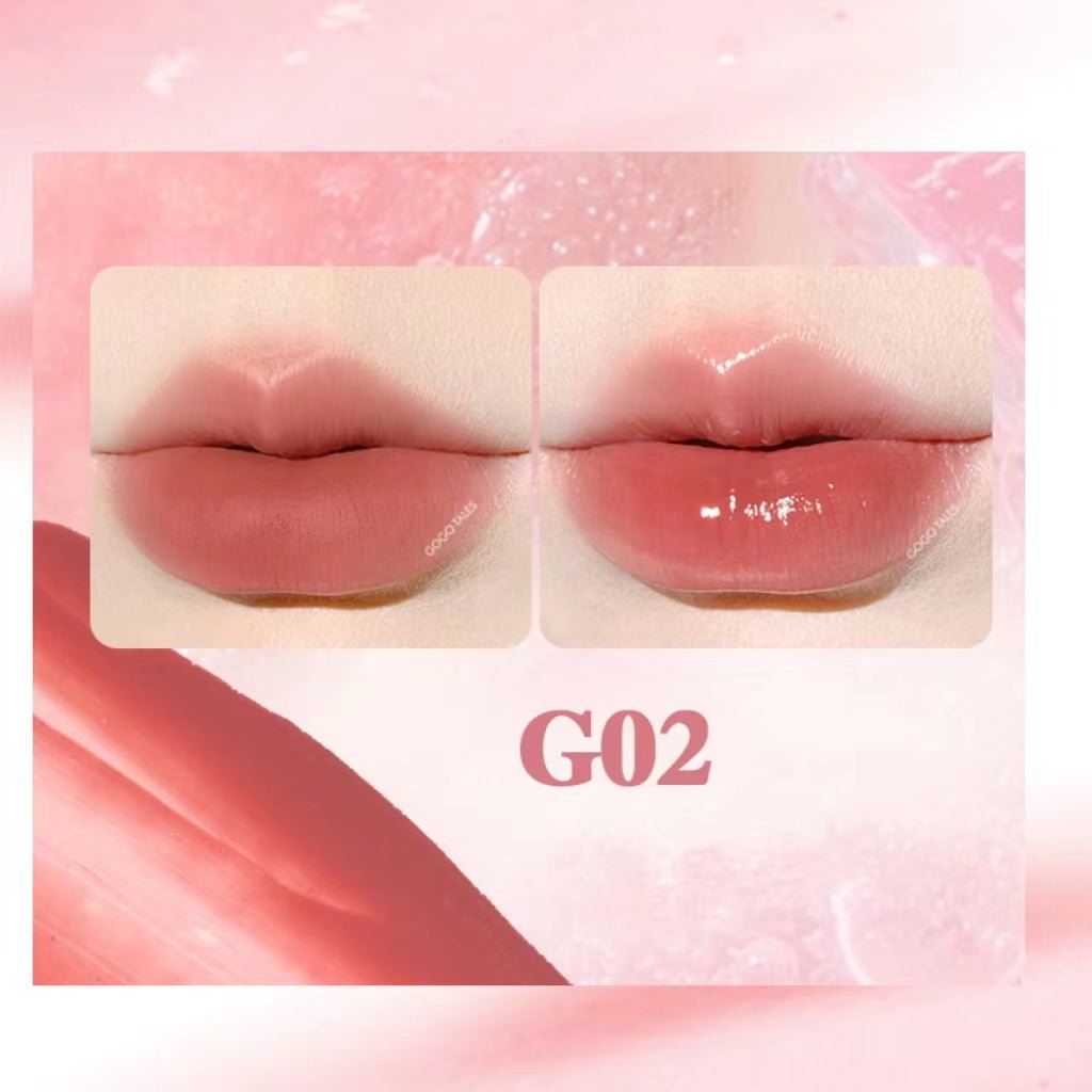 GOGOTALES G02 Honey Pet Lip Gloss - Warm Caramel Lips with Golden Micro-Glitter