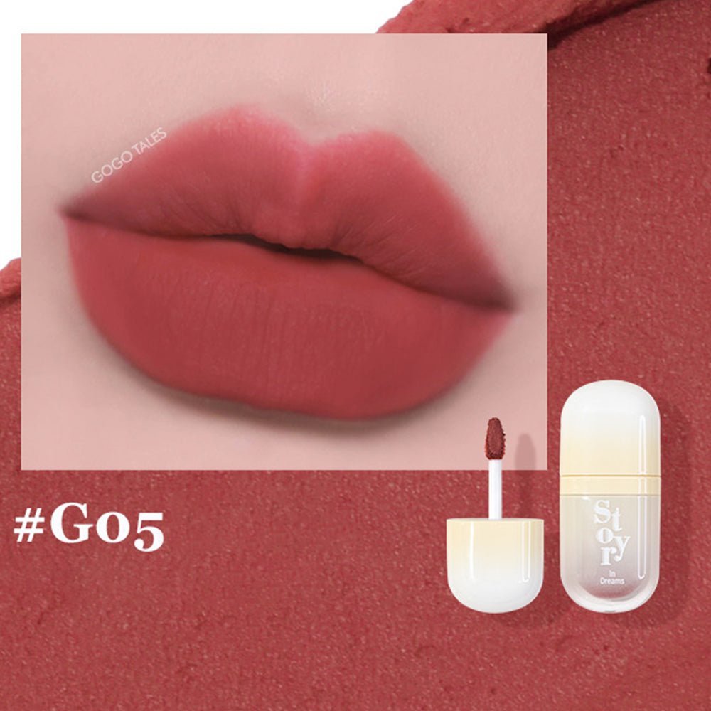 GOGOTALES G05 Cocoa Rose lip swatch.