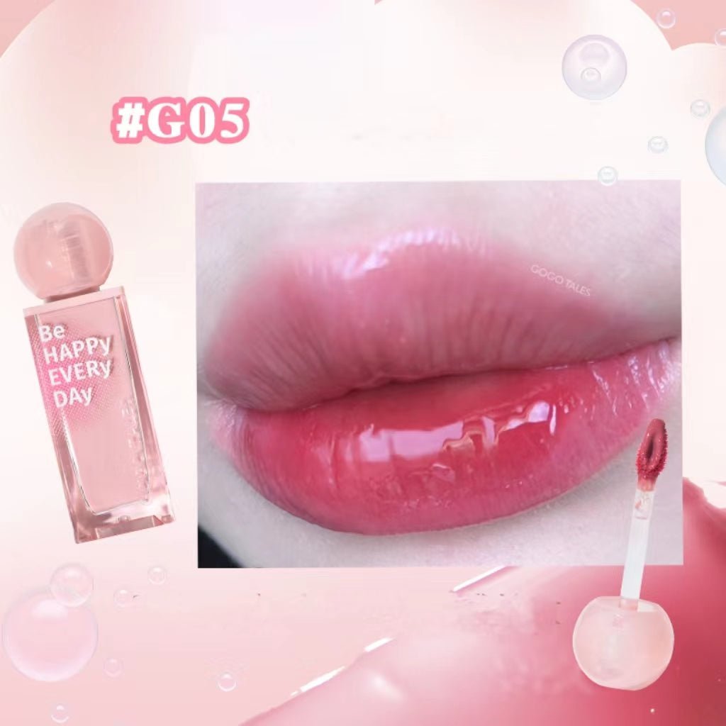 GOGOTALES G05 Lip Gloss on Neutral Background