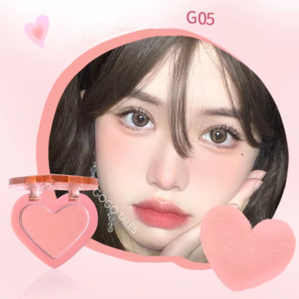 GOGOTALES G05 Velvet Strawberry Blush - Matte Crimson Doll Cheeks with Precise Application