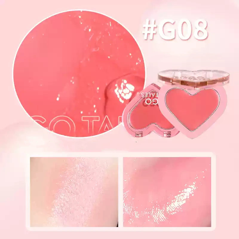 GOGOTALES G08 Strawberry Milk Blush - Translucent Pink-White Hybrid for K-Beauty Glass Skin