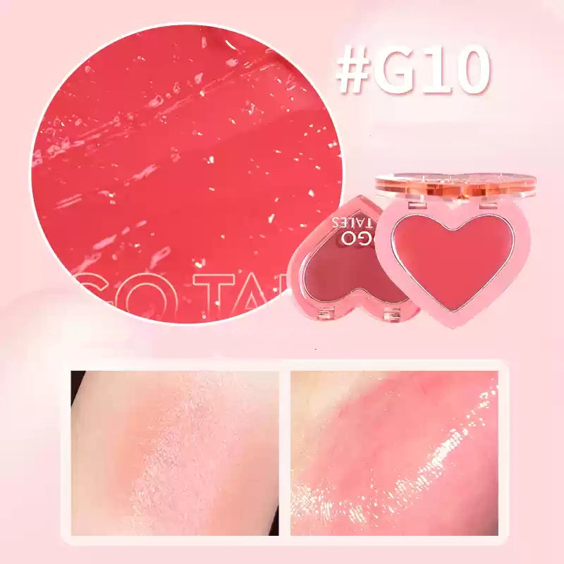 GOGOTALES G10 Tipsy Red Blush - Blurred Wine Stain Effect for Drunk Blush Trend