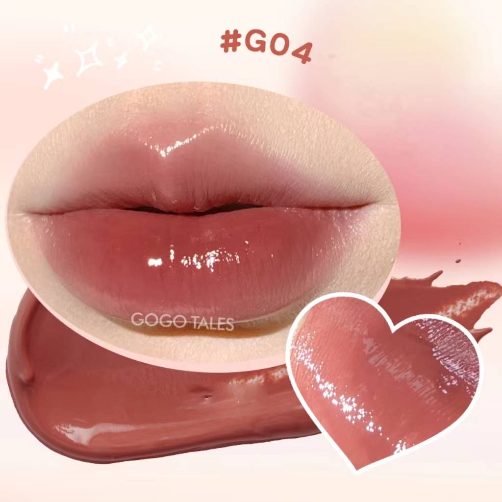 GOGOTALES Honey Jelly Lip Gloss G04 - Golden Nude Shimmer Lip Jelly