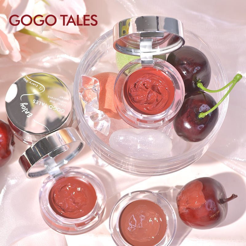 GOGOTALES Lip Jelly Collection - Peach/Strawberry/Rose/Honey/Caramel Jelly Gloss Set | Cute Lip Gloss Kit