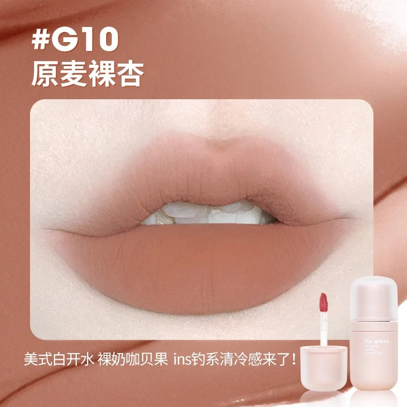 GOGO TALES G10 Nude Wheat lip swatch.