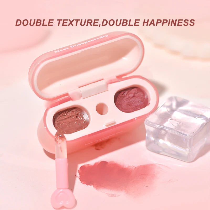 Gogotales Cloud Sensation Duo Lip Cream jelly lipstick+ matte lip cream