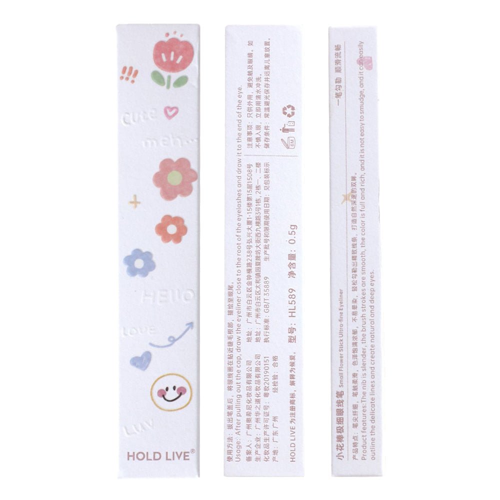 HOLD LIVE Ultra-fine Liquid Eyeliner packaging and pen design details.