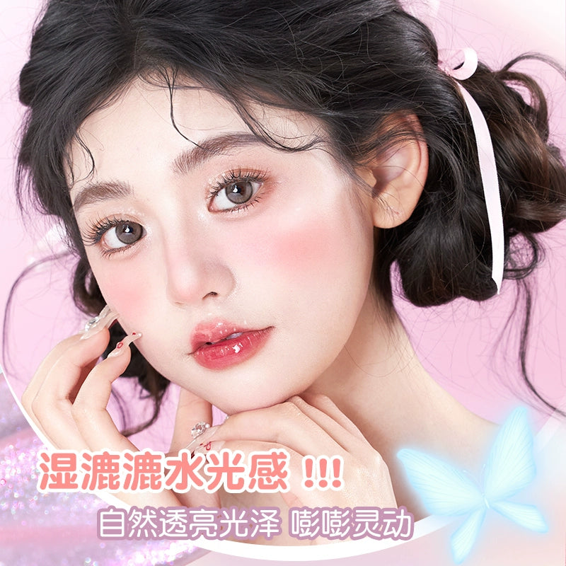 Model Wearing GOGOTALES Highlighter Stick - Natural Glow on Cheekbones and Eyes