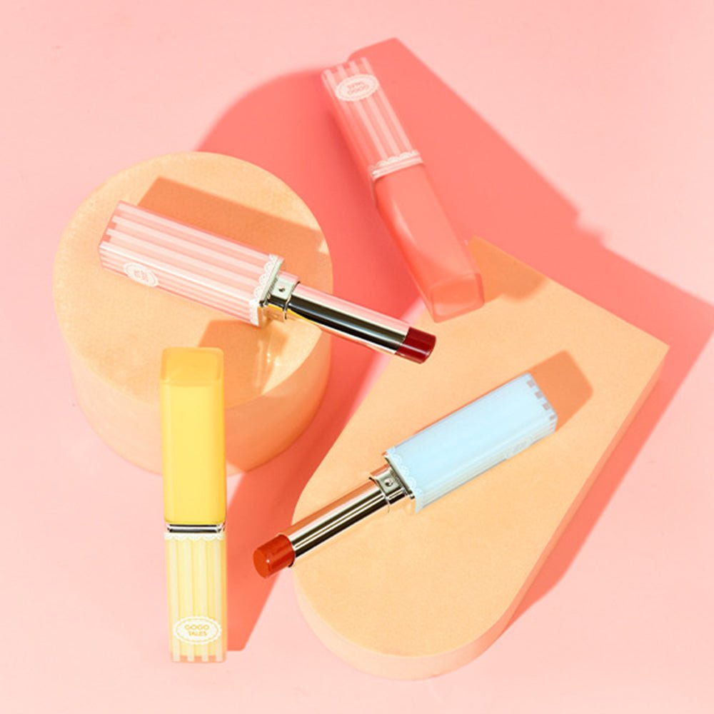 Precision Lipstick Application with Angled Brush - GOGOTALES Matte Formula Gliding Demonstration