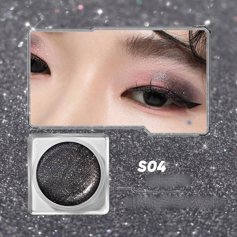 S04 Onyx Spark Winged Liner - Deep Space Glitter Gel Application