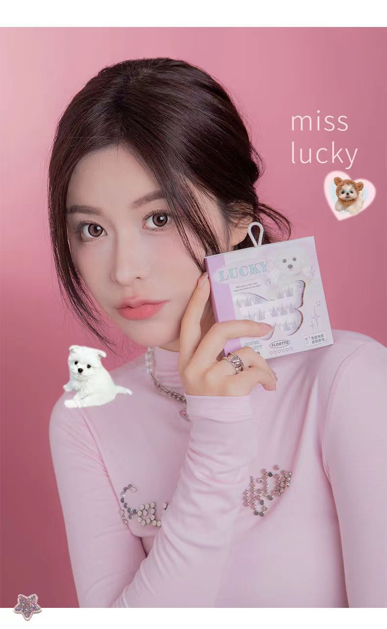 Flortte I Am Super Beauty Glue - free Segmented False Eyelashes - GOGOTALES假睫毛