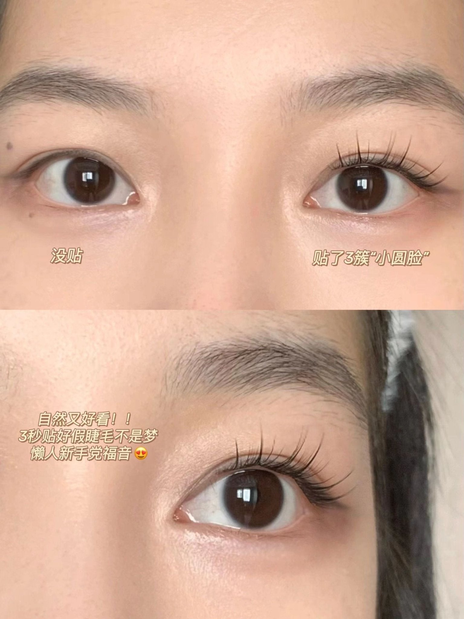Flortte I Am Super Beauty Glue - free Segmented False Eyelashes - GOGOTALES假睫毛