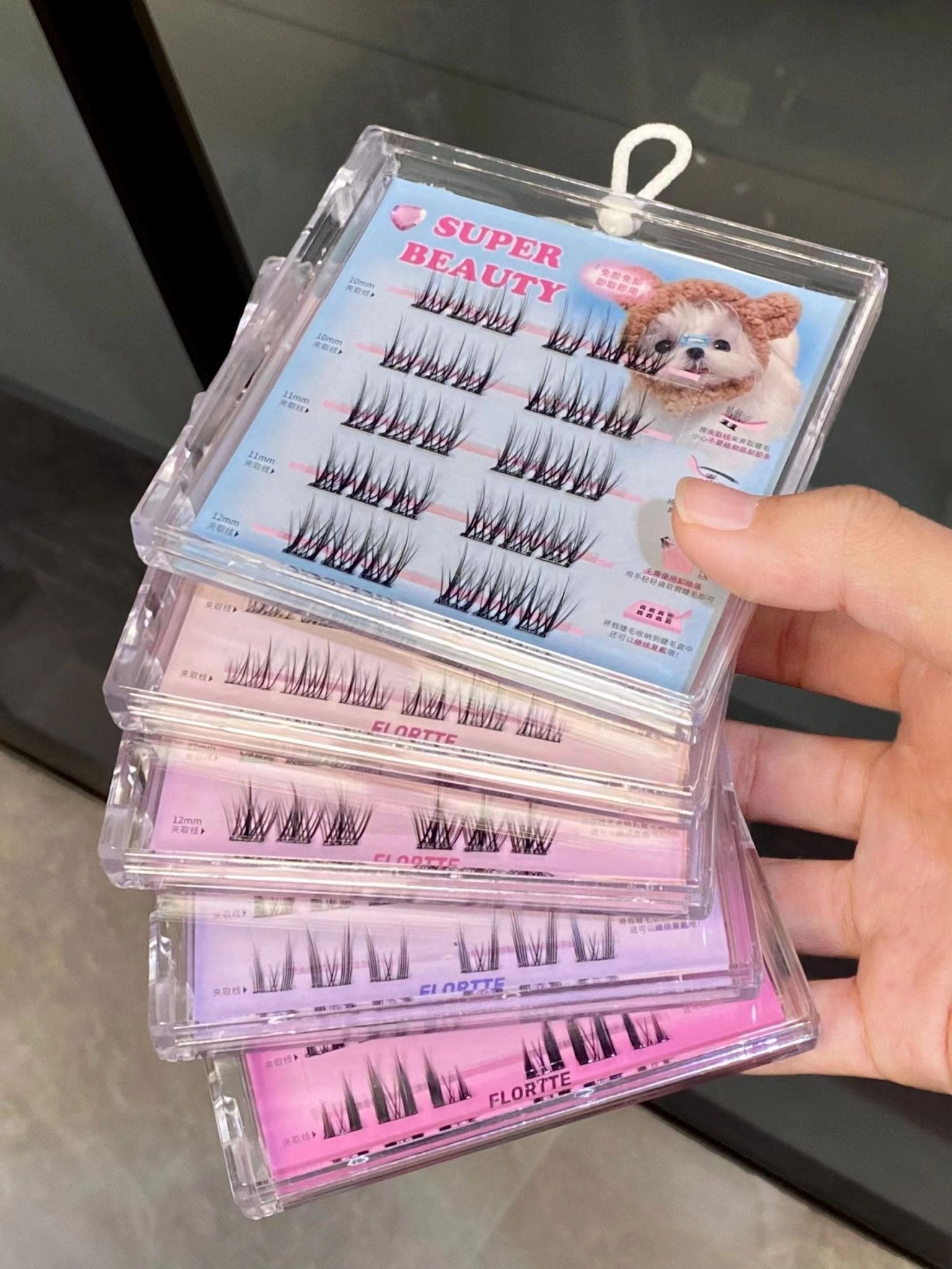 Flortte I Am Super Beauty Glue - free Segmented False Eyelashes - GOGOTALES假睫毛