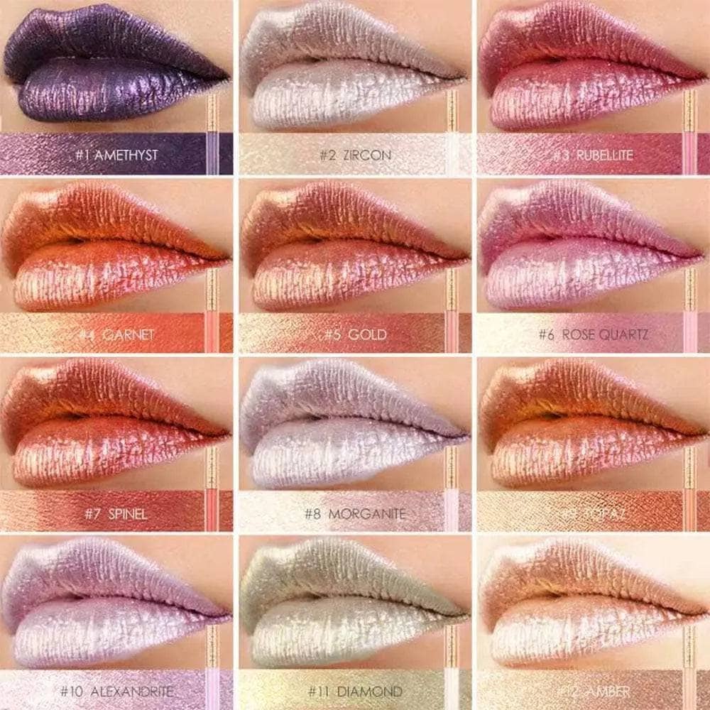 FOCALLURE Heavy Metallic Chameleon Liquid Lipstick - GOGOTALES口红