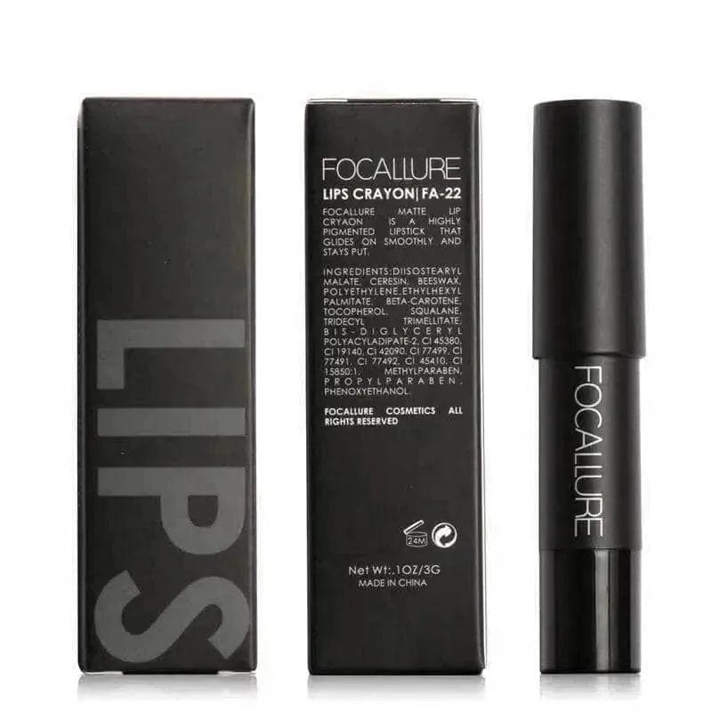FOCALLURE Metallic Lip Crayon - GOGOTALES口红