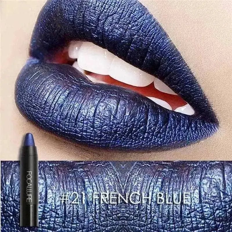 FOCALLURE Metallic Lip Crayon - GOGOTALES口红