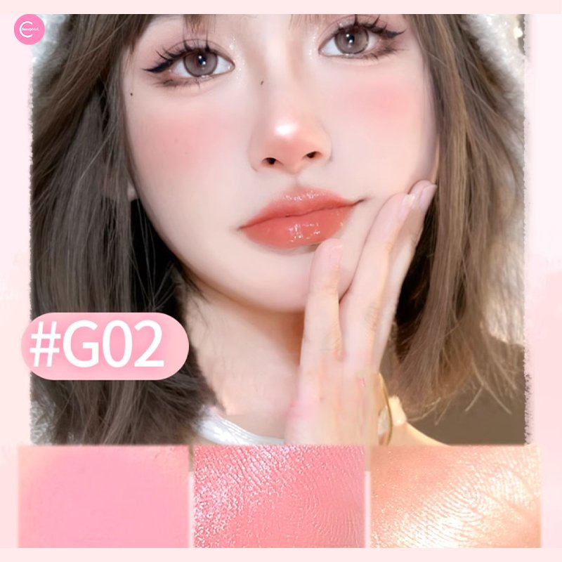 GOGOTALES Blush & Highlighter 3 - in - 1 Palette - GOGOTALESBlush & Highlighter Palette