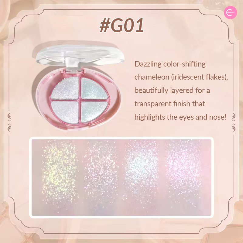 GOGOTALES Palm Treasure 4 - Shade Eyeshadow Palette - GOGOTALESEyeshadow