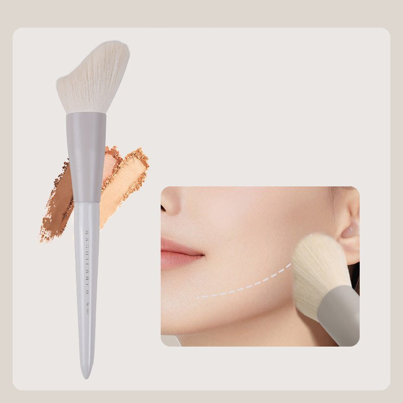 GOGOTALES Premium 16 - Piece Makeup Brush Set for Nf-601 (sickle contouring brush)