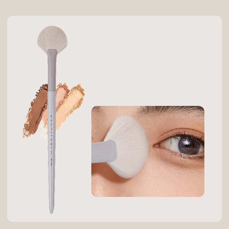 GOGOTALES Premium 16 - Piece Makeup Brush Set for Nf-605 (fan-shaped residual paint)