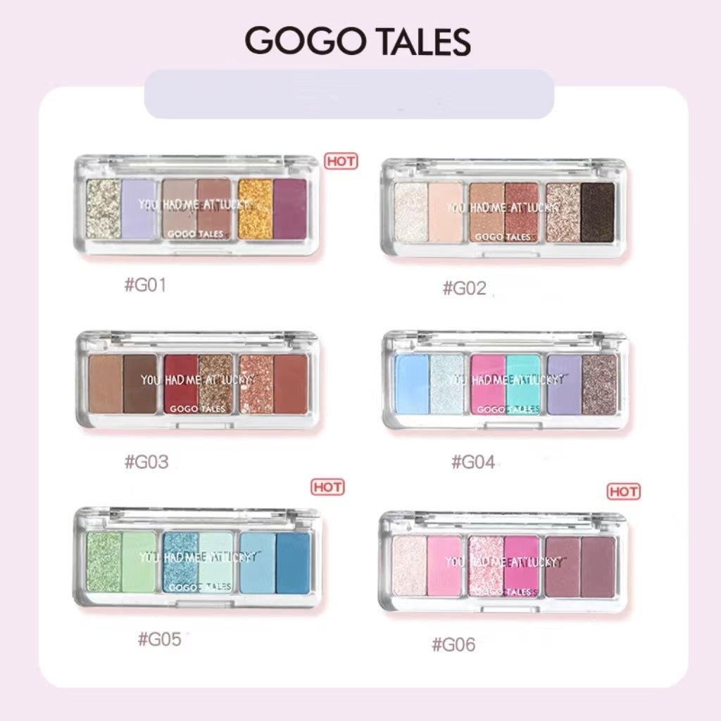 GOGOTALES Small Ruler Eye Shadow Palette - GOGOTALES眼影
