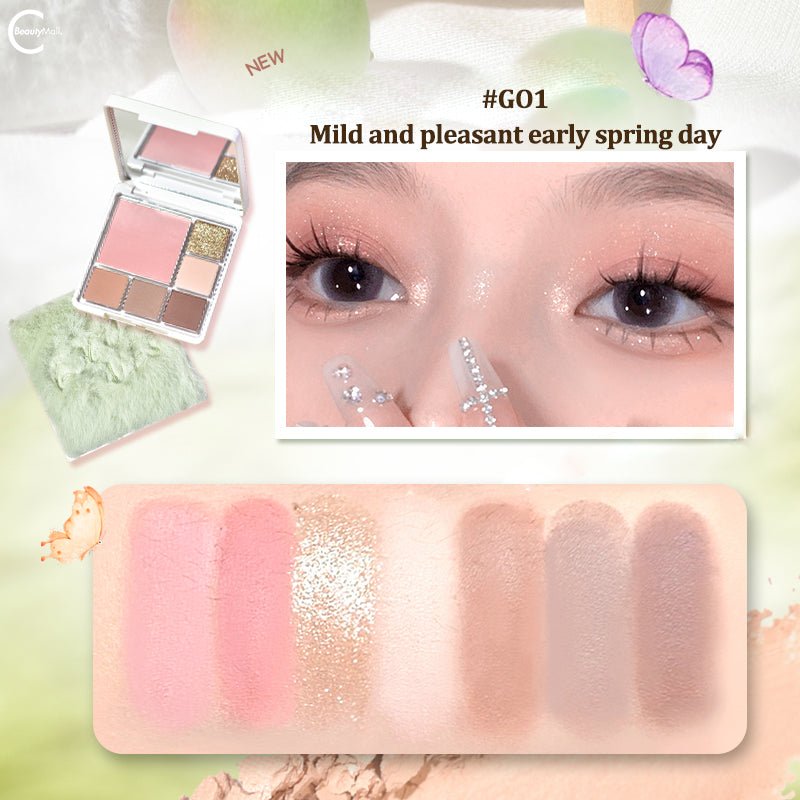 Gogotales Velvet Matte Blush & Eyeshadow Palette - GOGOTALESEyeshadow Palette