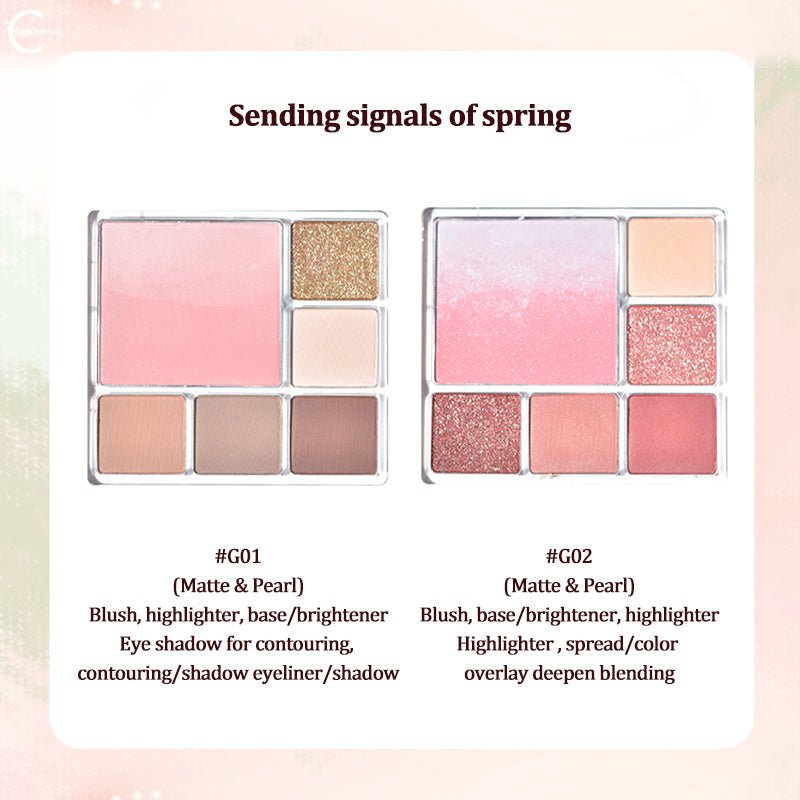 Gogotales Velvet Matte Blush & Eyeshadow Palette - GOGOTALESEyeshadow Palette