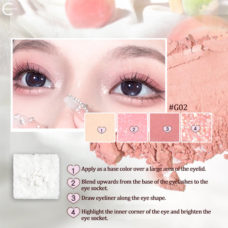 Gogotales Velvet Matte Blush & Eyeshadow Palette - GOGOTALESEyeshadow Palette