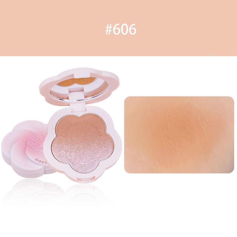 GOGOTALES Vitality Gradient Blush Beauty - 606 Sunset Glow Swatch - Faux Freckles Base Color