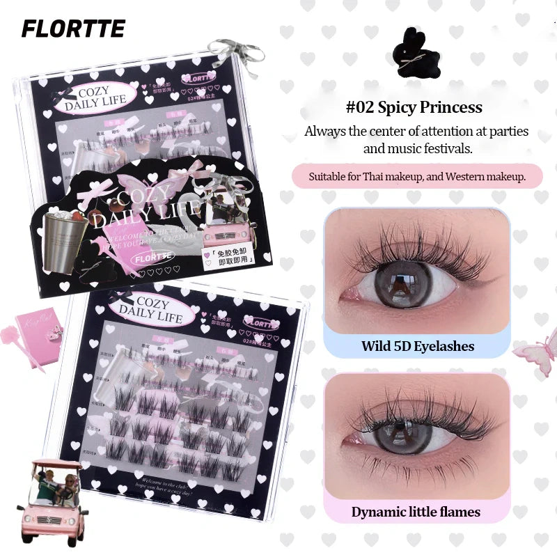 #02 Spicy Princess self adhesive eyelashes