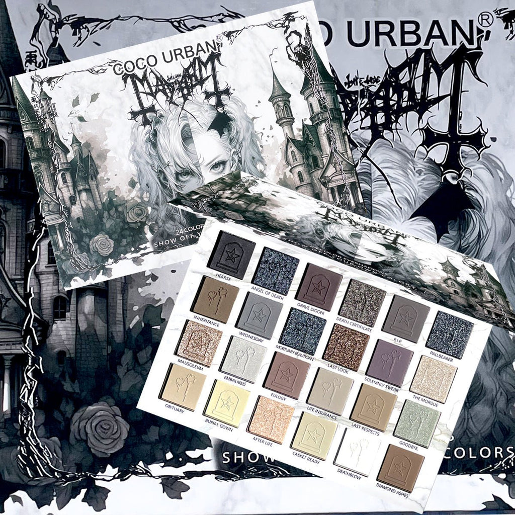 COCO URBAN Halloween 24 - color eyeshadow palette - GOGOTALES眼影