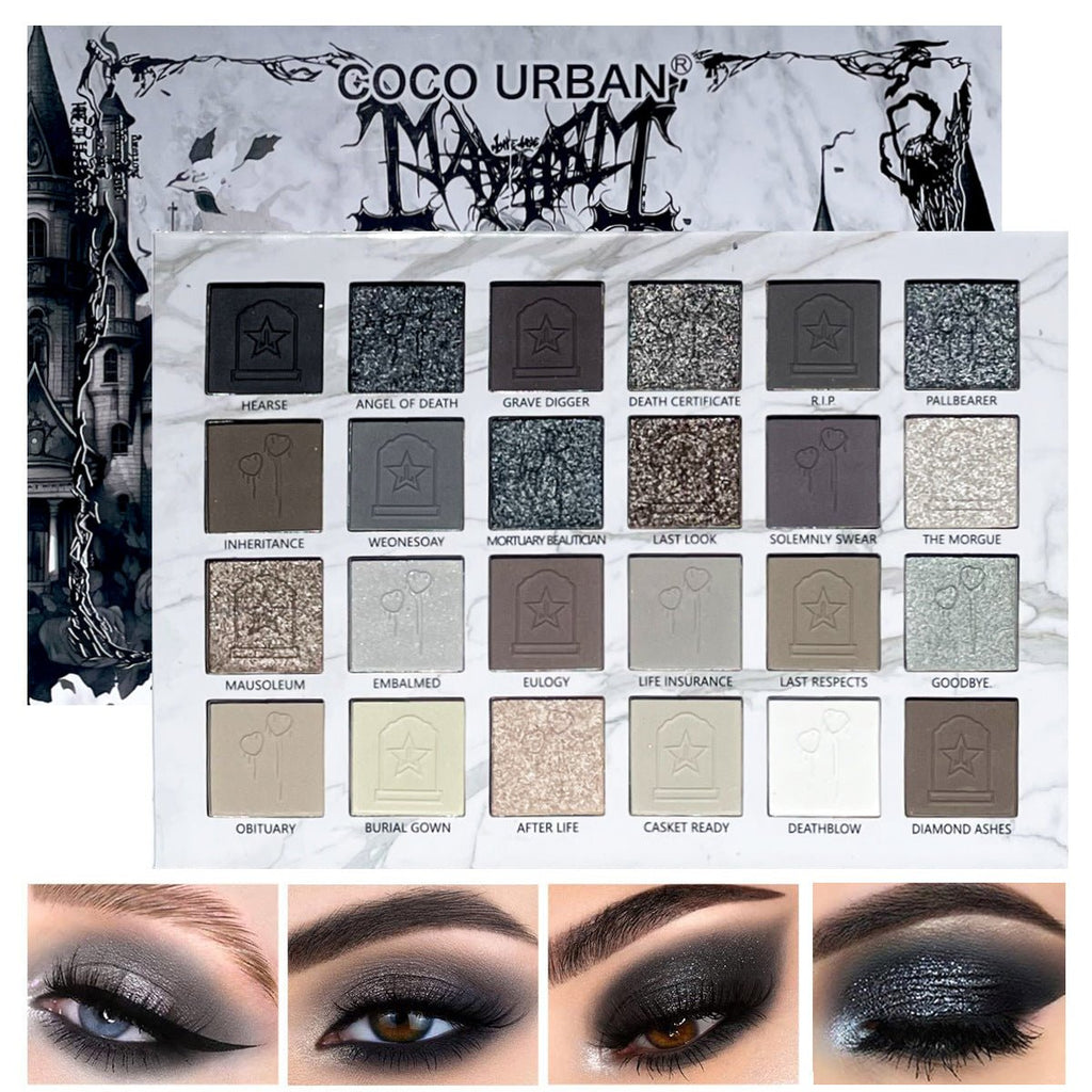 COCO URBAN Halloween 24 - color eyeshadow palette - GOGOTALES眼影