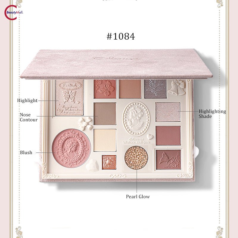 COLORROSE 12 Color Embossed Eyeshadow Palette - GOGOTALESEyeshadow