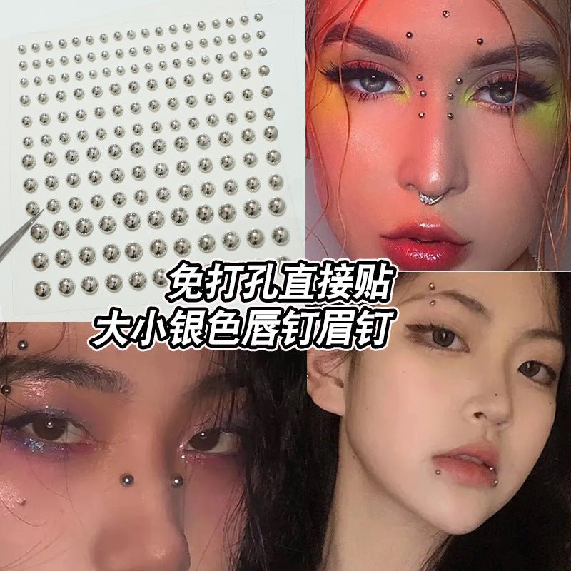 False Lip Studs Lip studs, nose studs, eyebrow studs - GOGOTALES化妆用品