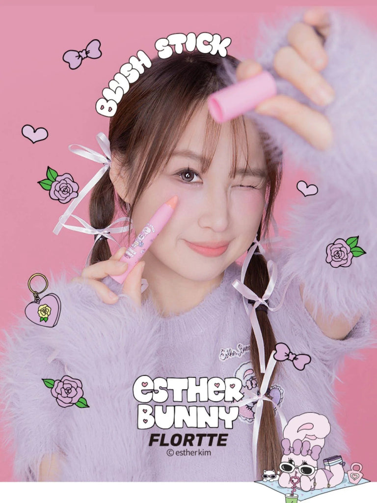 Flortte Esther Bunny Blush Stick - GOGOTALES腮红