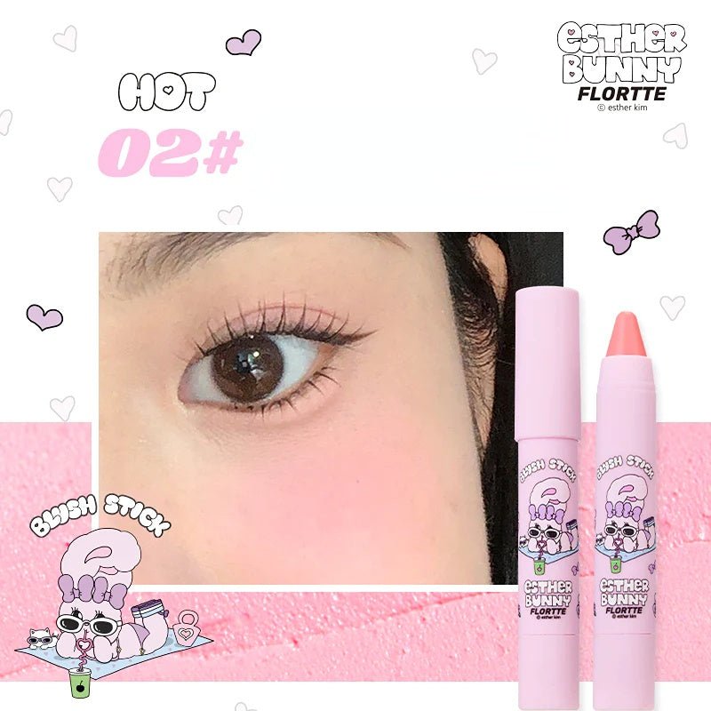 Flortte Esther Bunny Blush Stick - GOGOTALES腮红